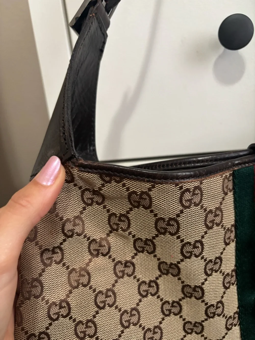 Gucci Jackie canvas medium tote - Picture 6 of 11